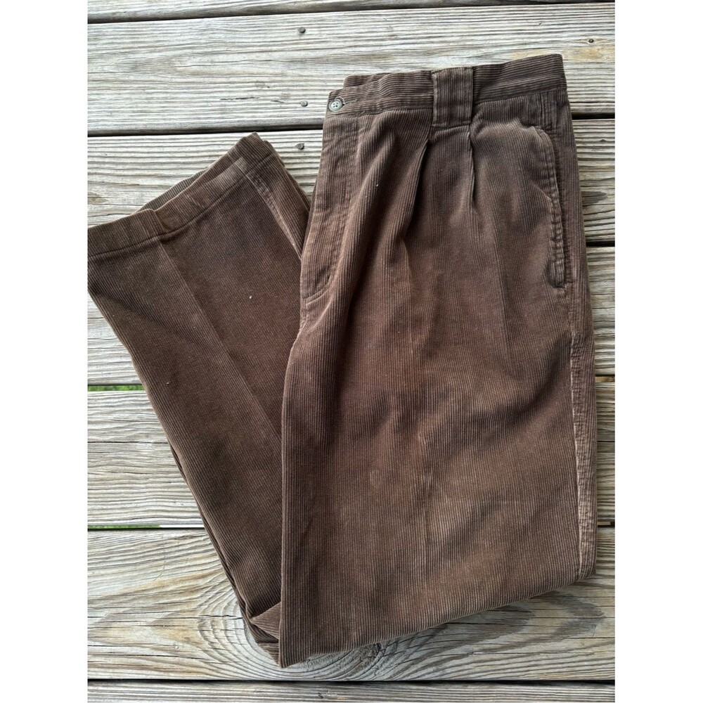 Axis LA Men's Brown Corduroy Pants – Classic Straight Fit